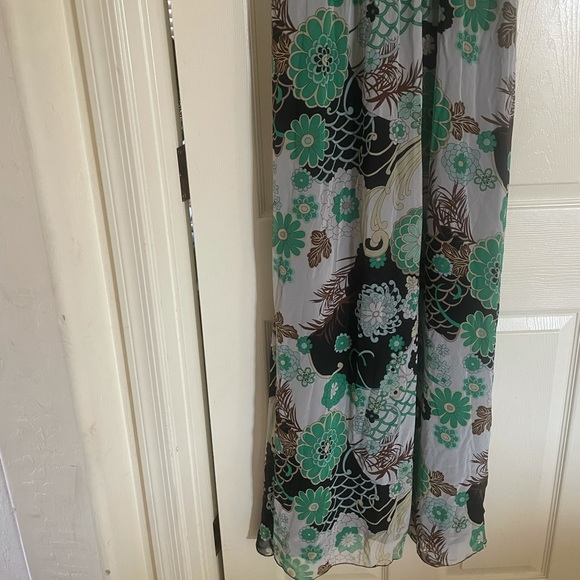 NWOT bisou bisou long drape dress 16 - Picture 12 of 15